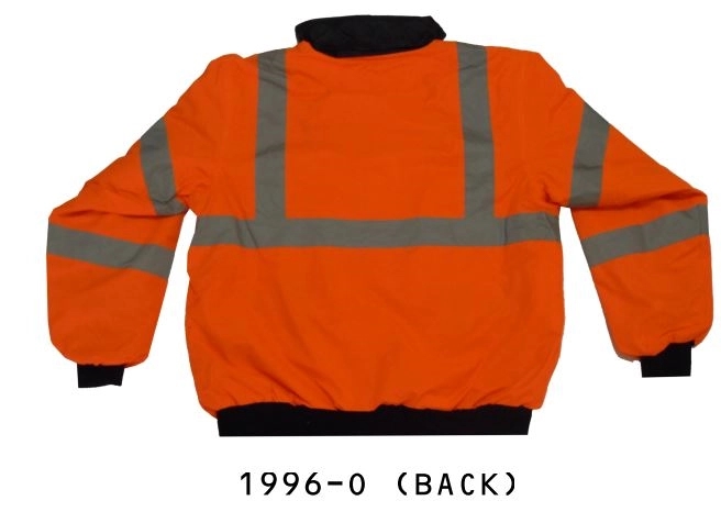 Ansi Class 3 Safety Orange Bomber Jacket 2