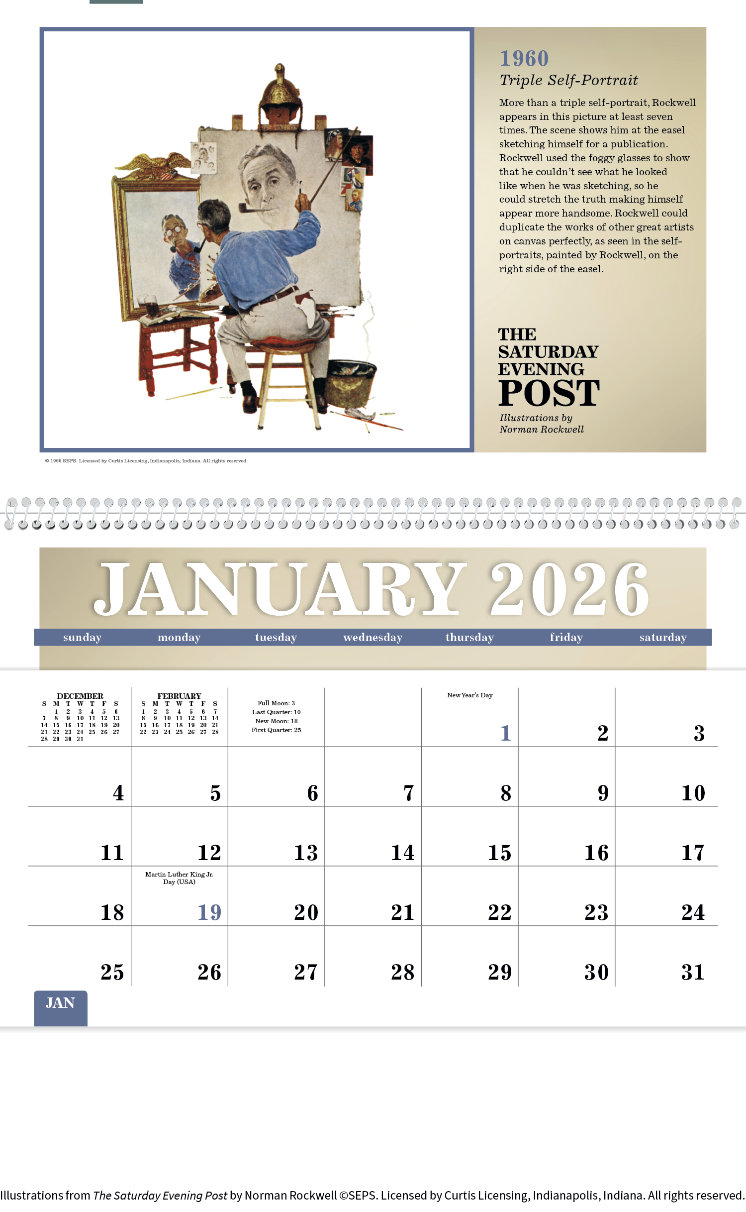 Triumph® Calendars The Saturday Evening Post Pocket Calendar 4