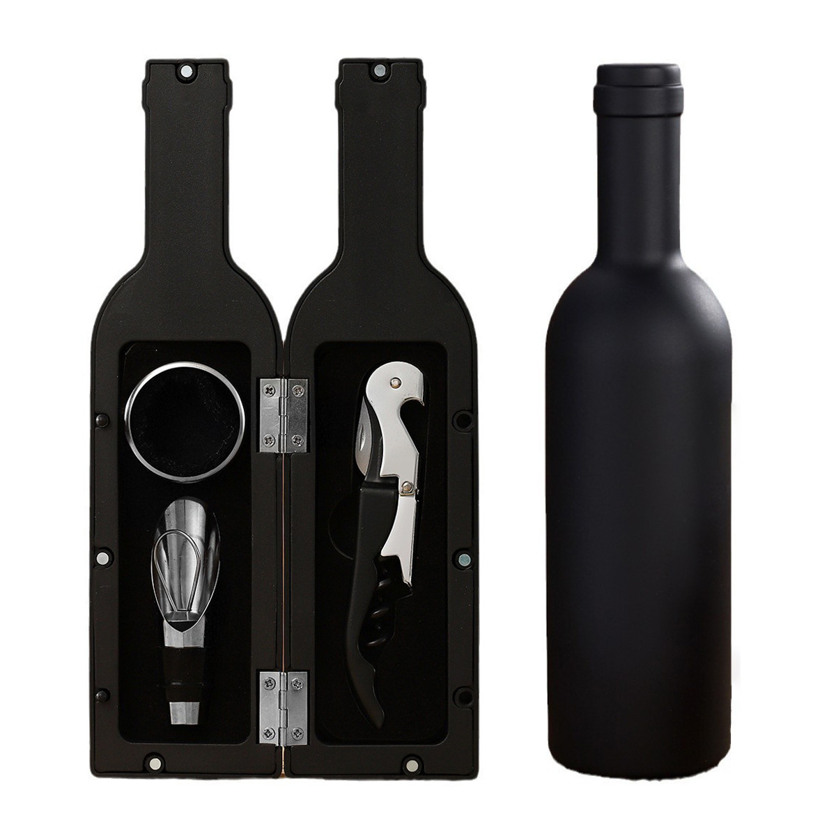 Premium Wine Accessories Set of 3 with Bottle Opener - Gift Item 3