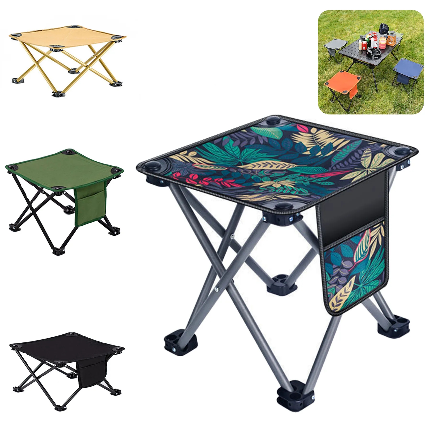 Camping Stool, custom folding chair with logo imprint 1