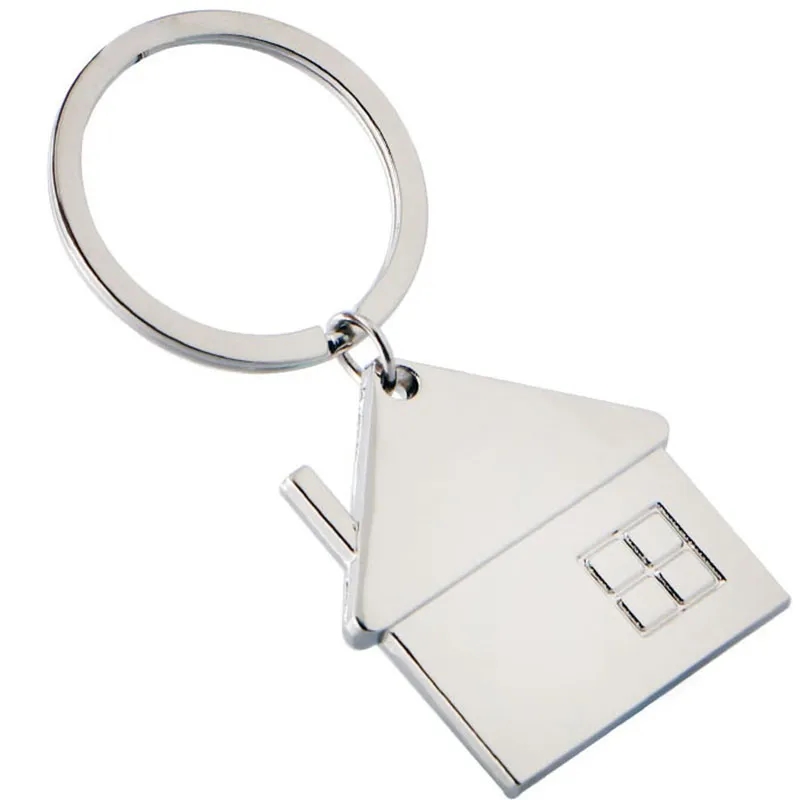 Metal House Shape Keychain 4