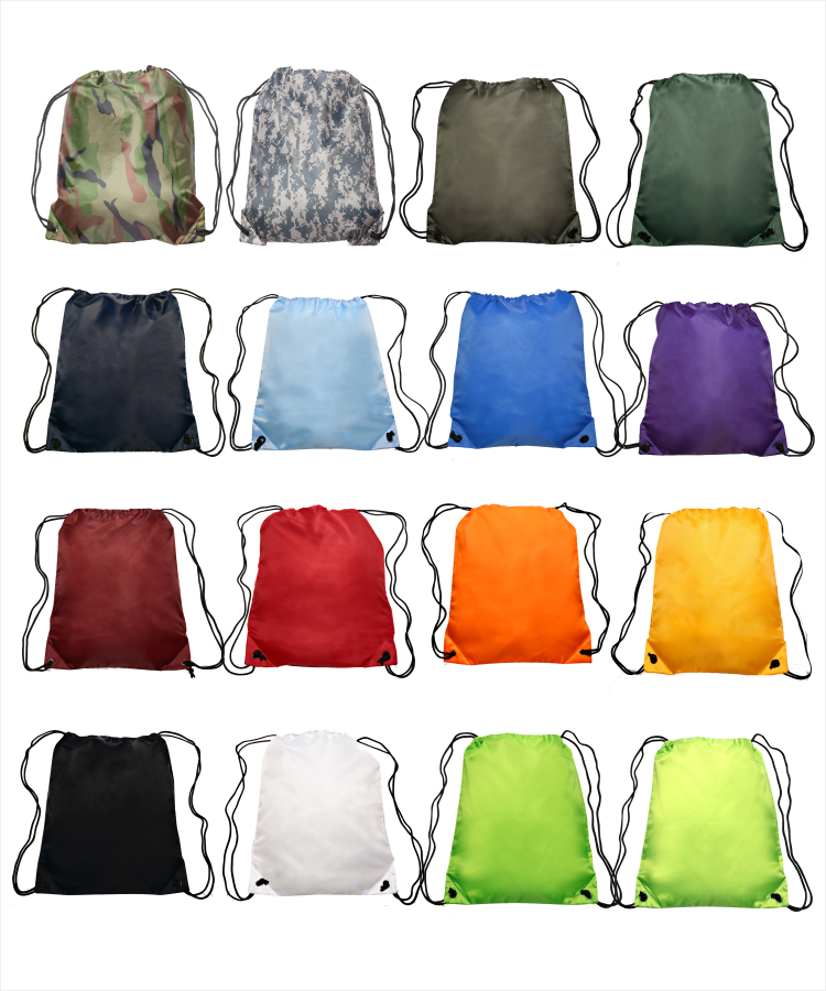 Union Printed - Classic Polyester Drawstring Bags 11