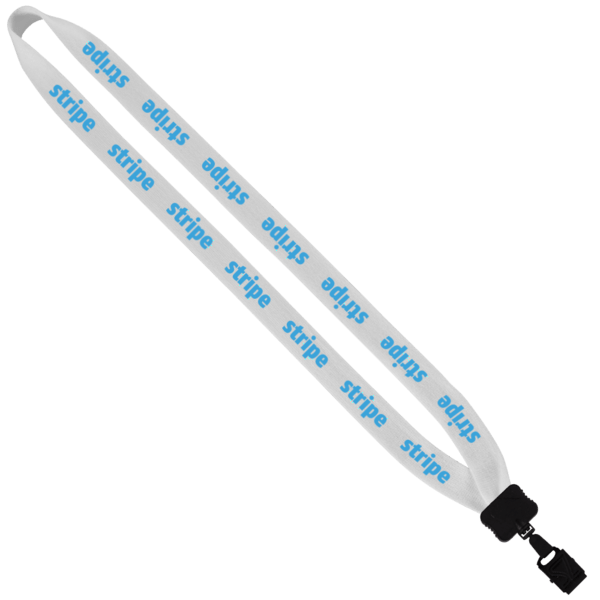 3/4" Cotton Lanyard with Plastic Clamshell & O-Ring 56