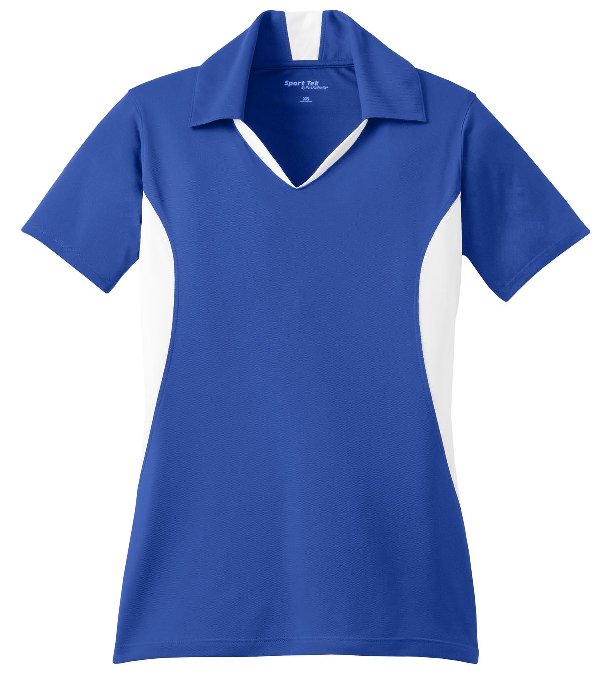 Sport-Tek Women's Side Blocked Micropique Sport-Wick Polo. LST655 34