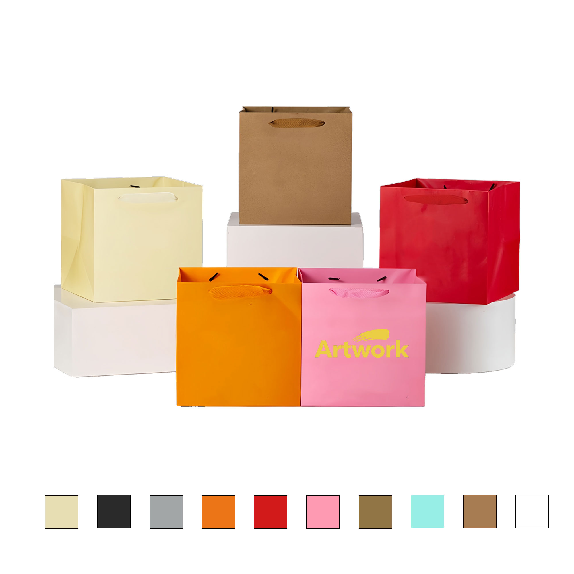 Square Gift Paper Bag 4