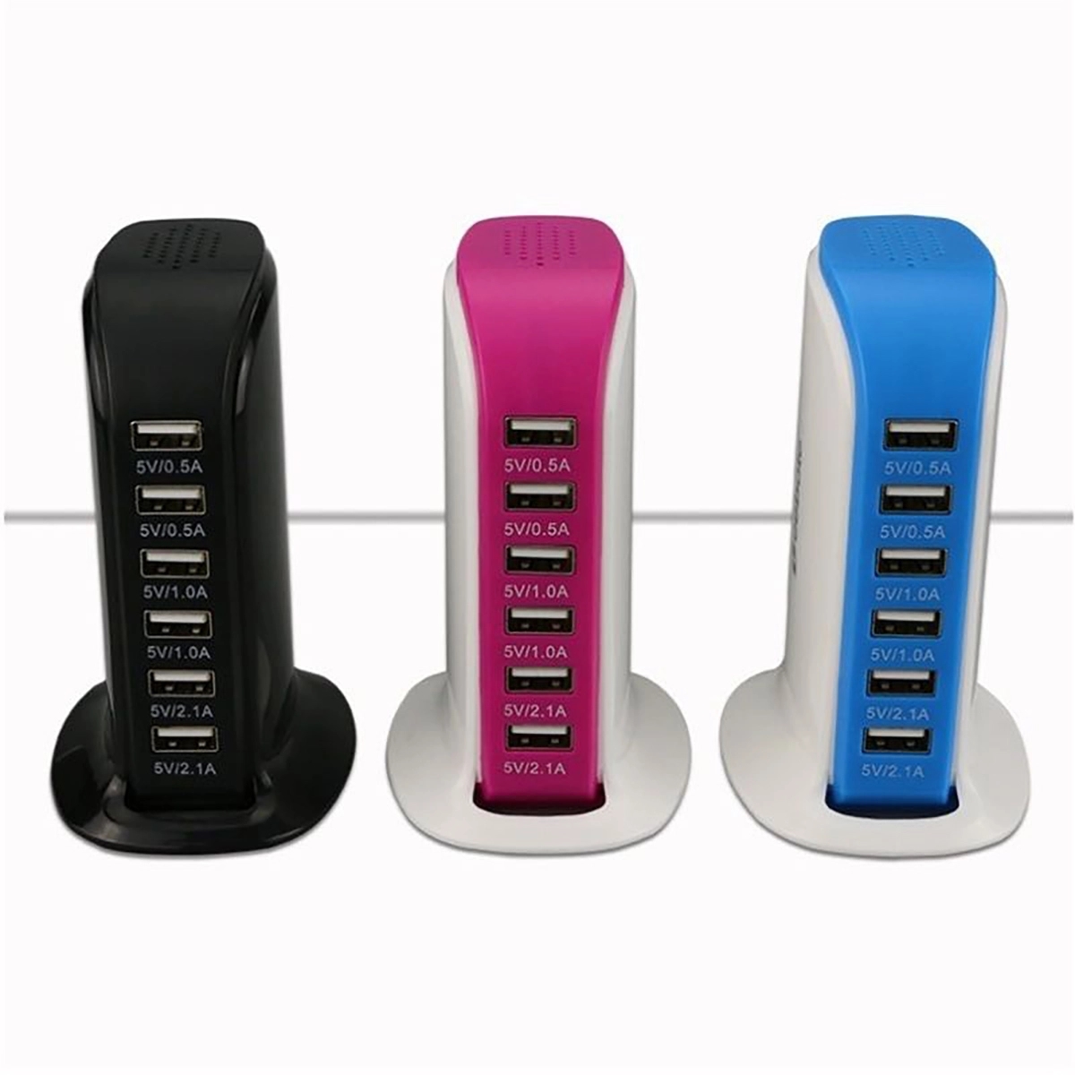 5 USB Port AC Adapter Wall Charger 4