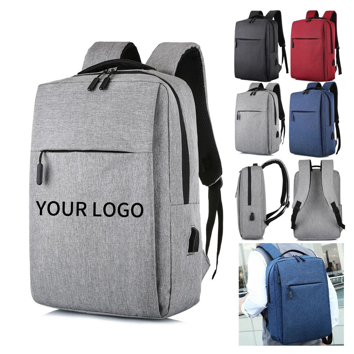 Travel Laptop Backpack with Ergonomic Straps 1
