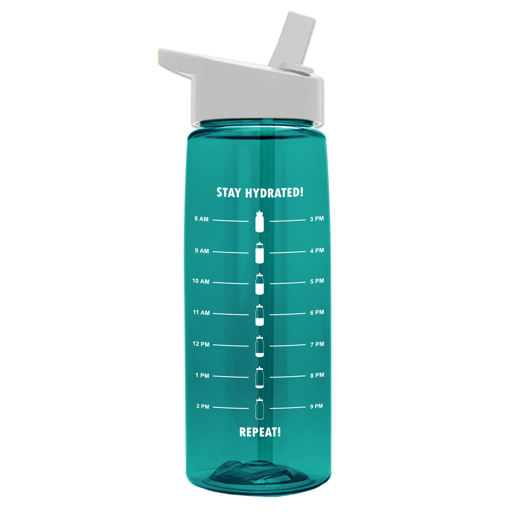 Garyline® Flair Tritan® Bottle with Flip-Straw Lid - 26 oz. 196