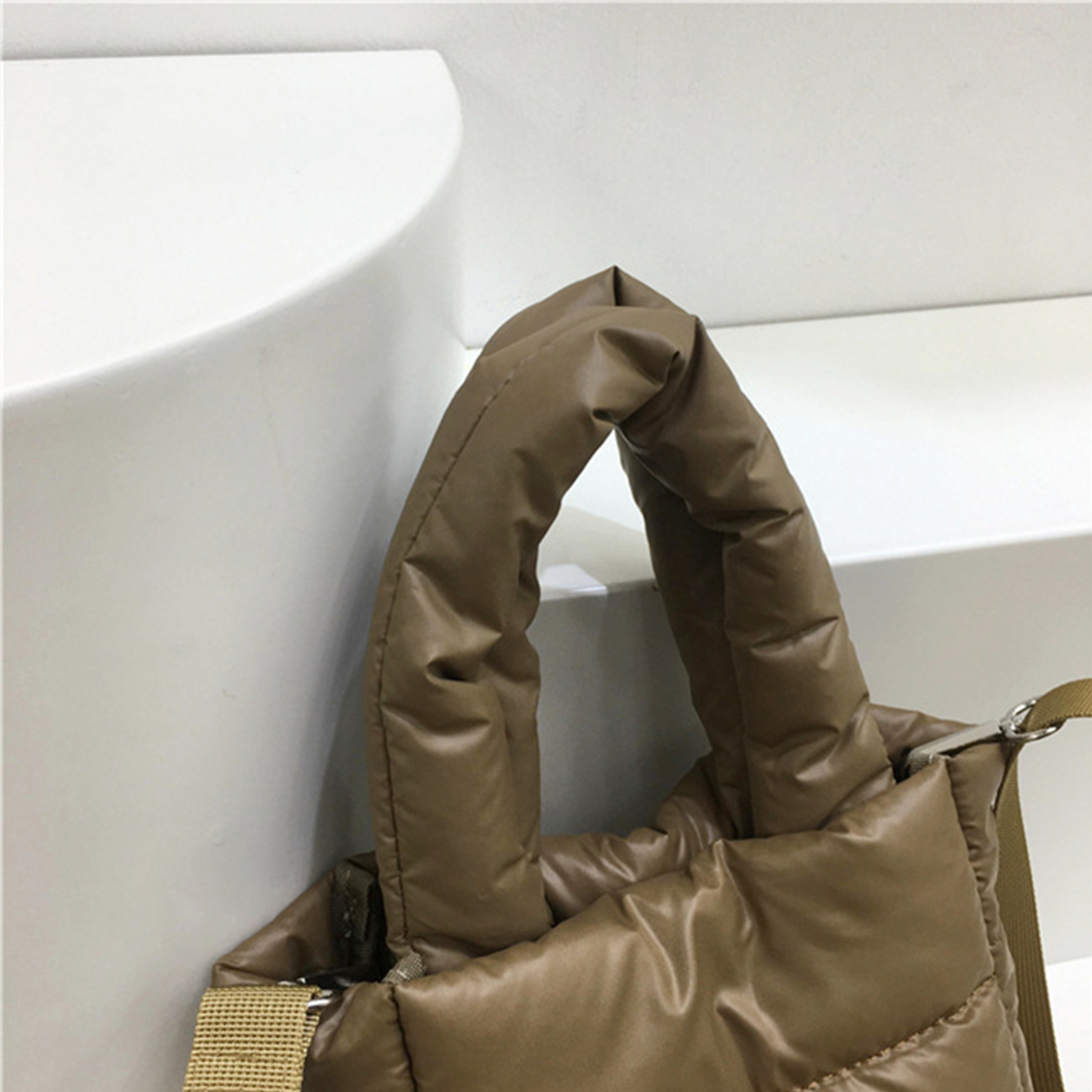 Mini Puffer Tote Light Padded Handbags cross-body bag 15
