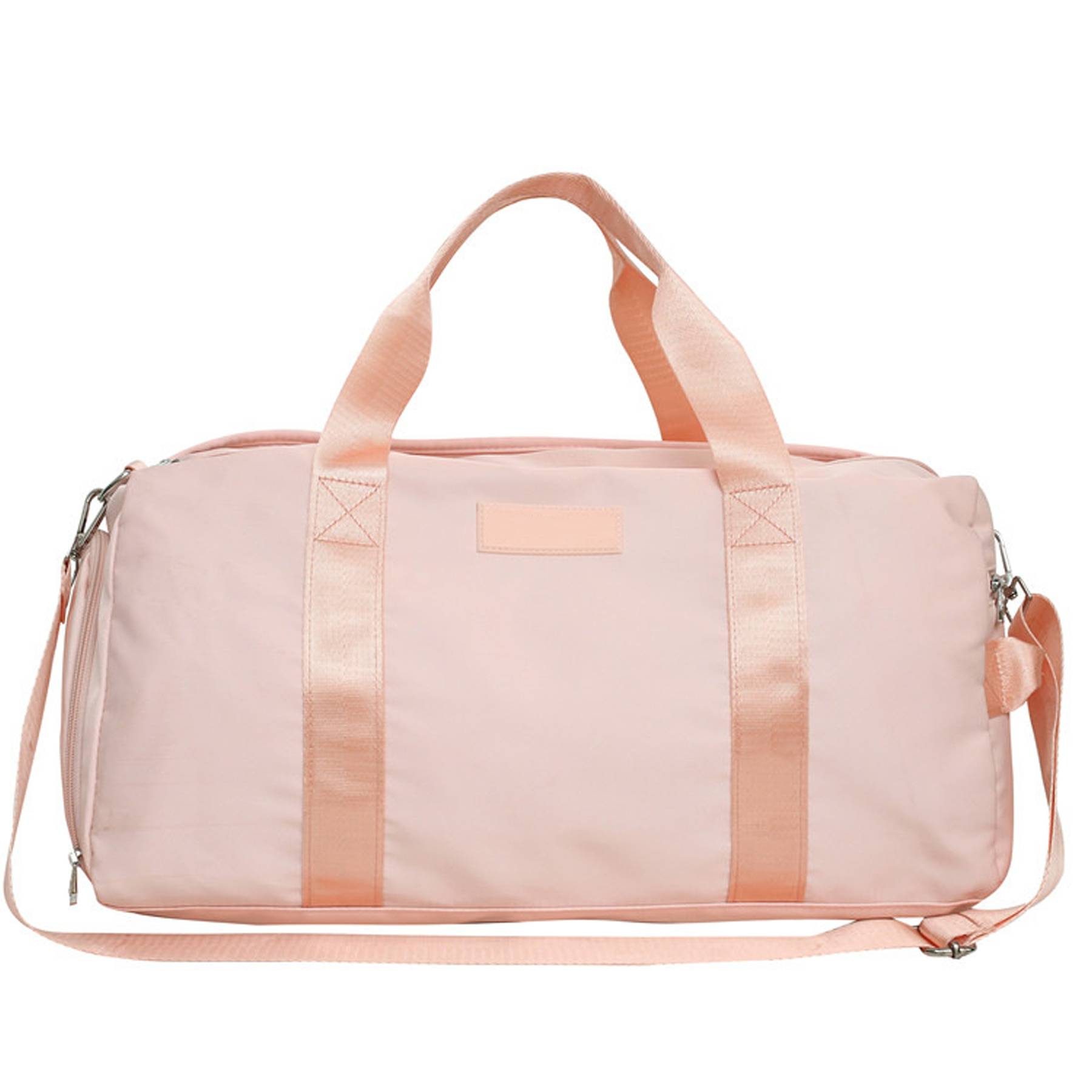 Nylon Travel Duffle Bag with Shoe Compartment & Wet Pocket 5