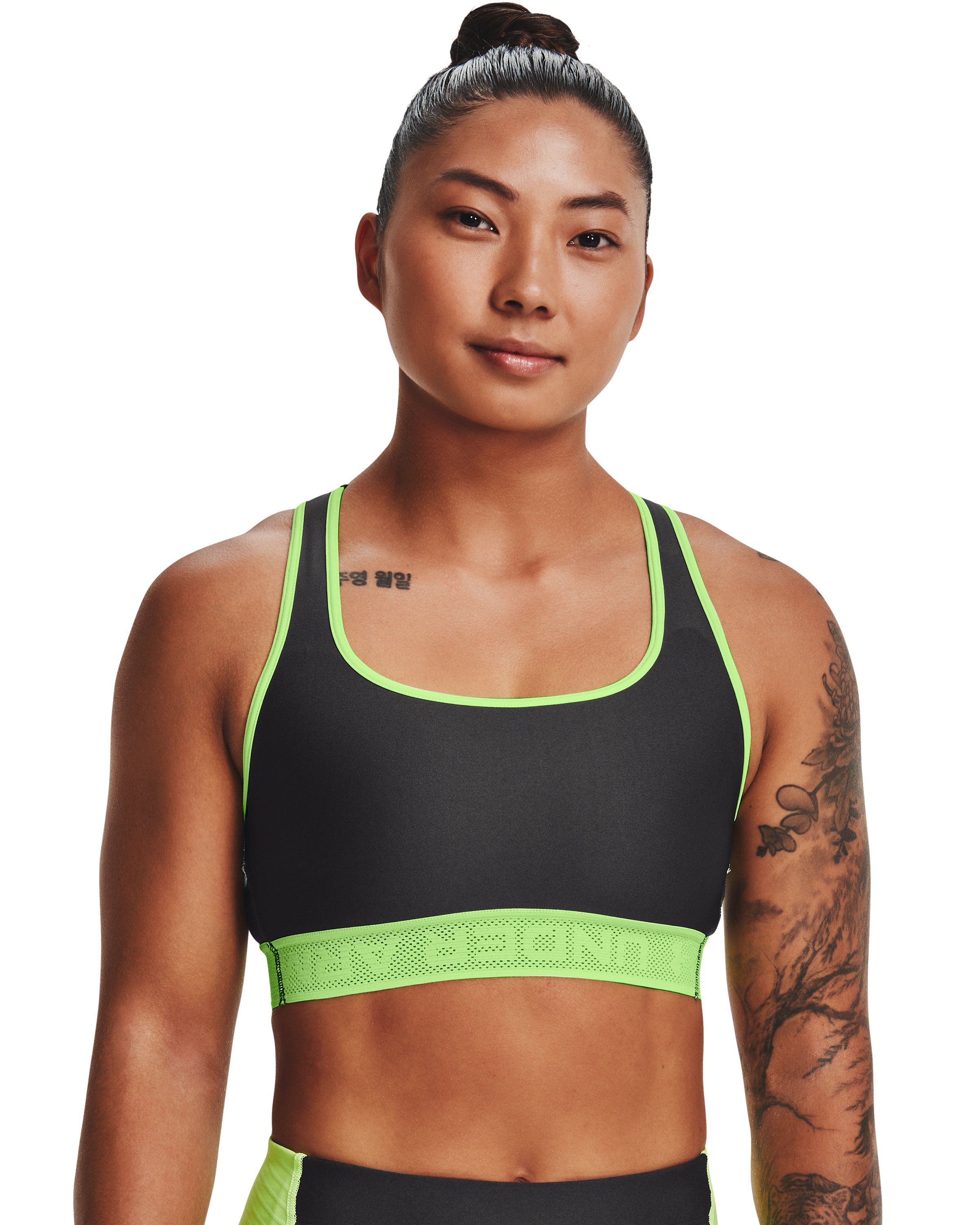 Armour Mid Crossback Print Women's Sports Bra 2