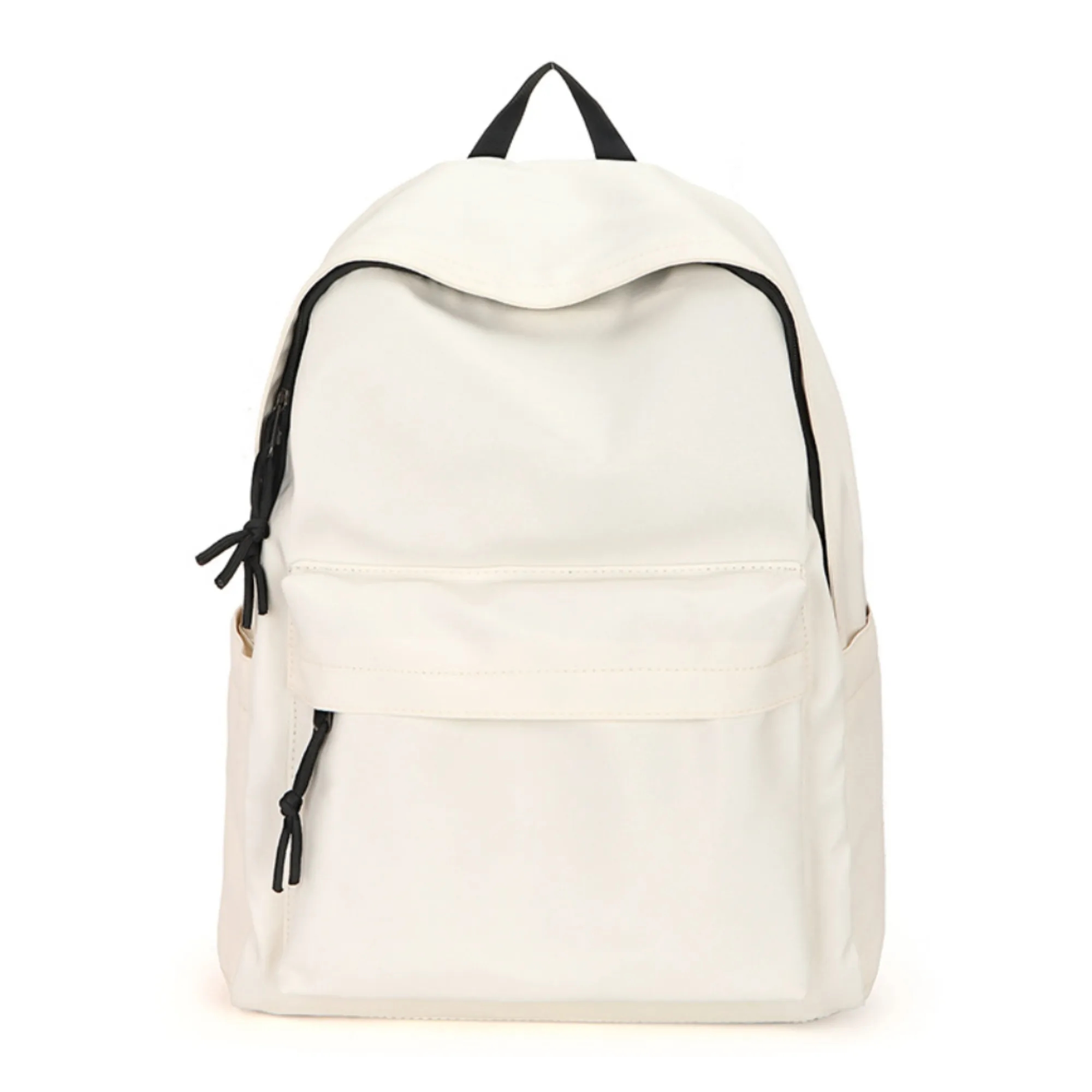 Large-Capacity Solid-Color School Backpack 6