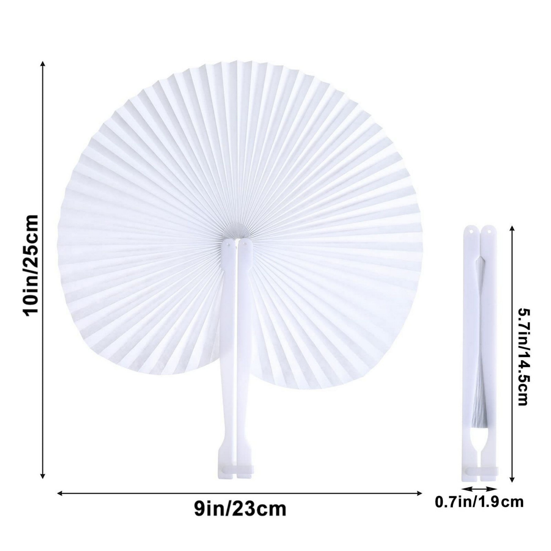 Wedding Folded Paper Fans 2