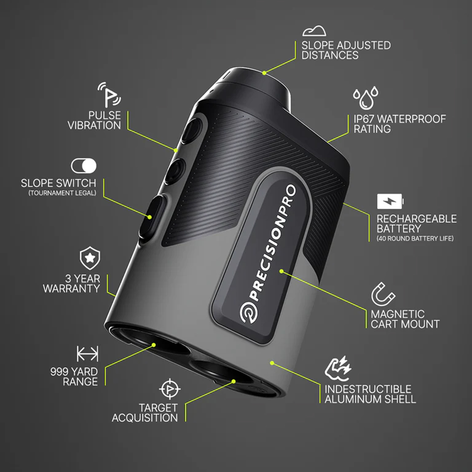 Precision Pro Titan Slope Rangefinder 7