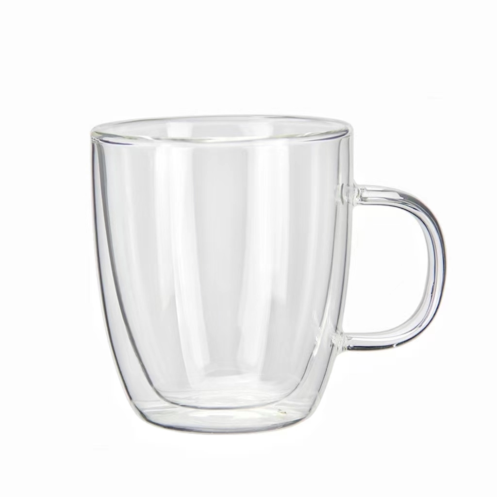 13.5 oz Double Layer Glasses Coffee Mugs Milk Cups 2