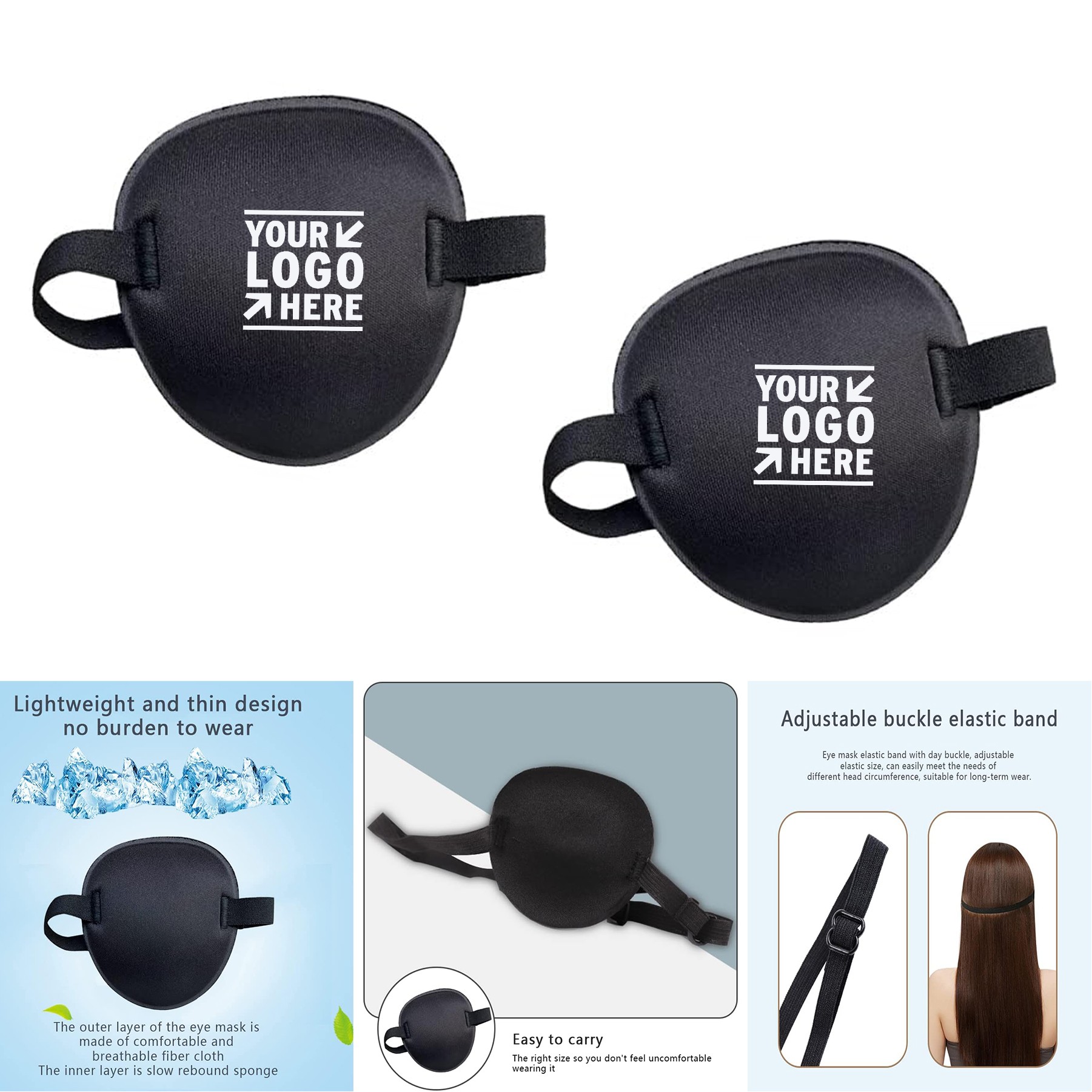 Adjustable Lazy Glass Amblyopia Adults Kids Eye Patch 3