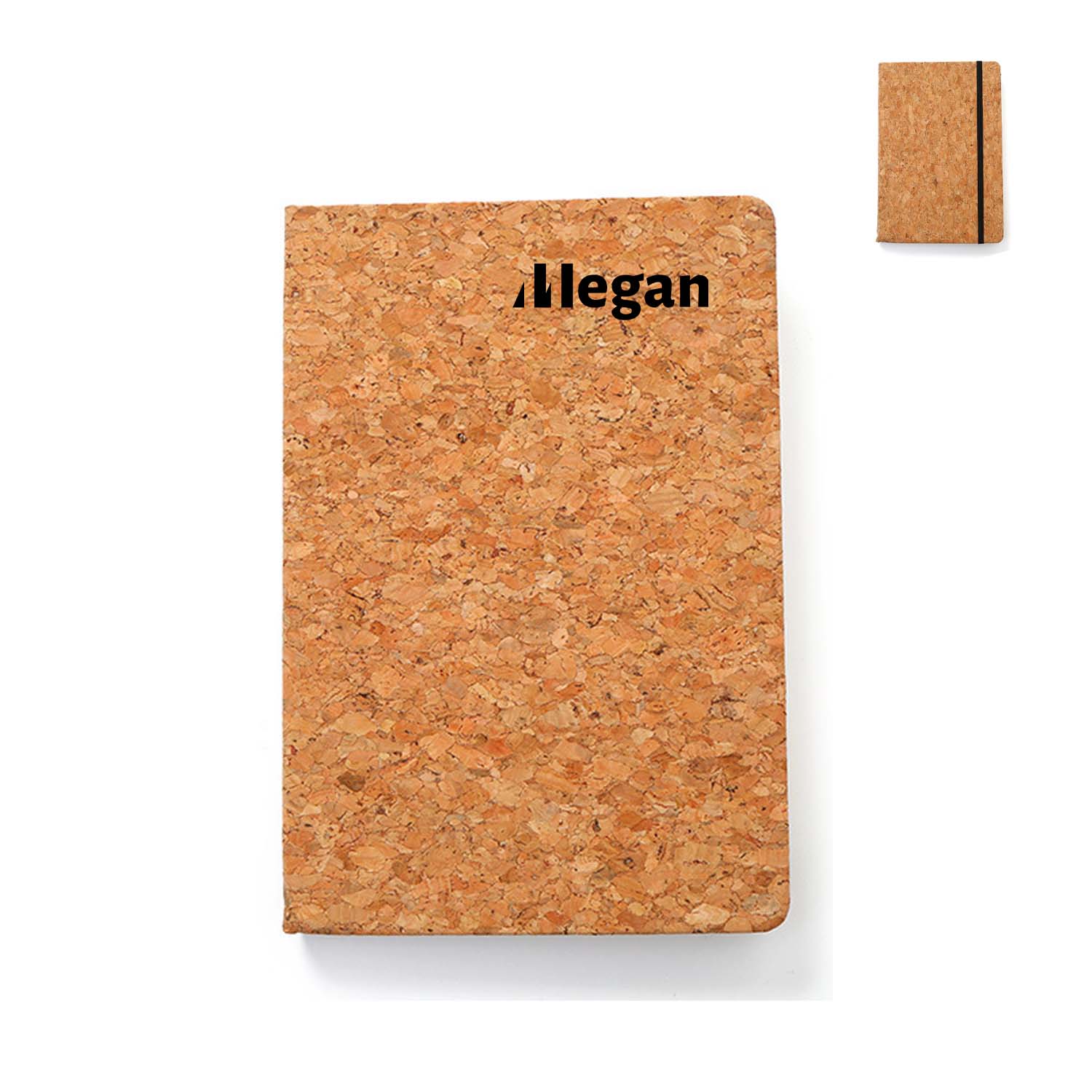 Business Office A5 Creative Strap Wood Grain Notebook