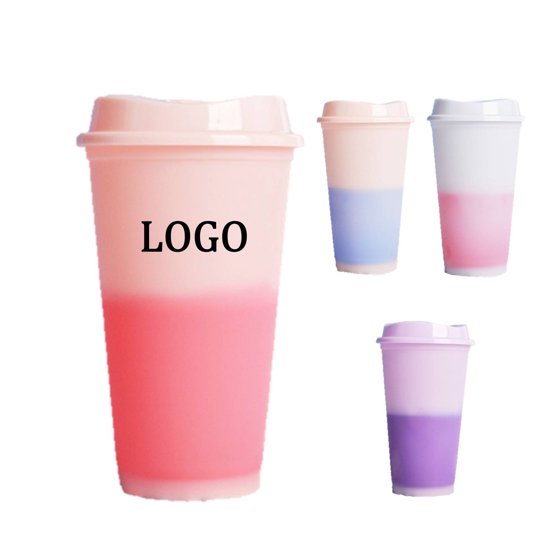 16oz. Color Changing Stadium Cup With Lid 2