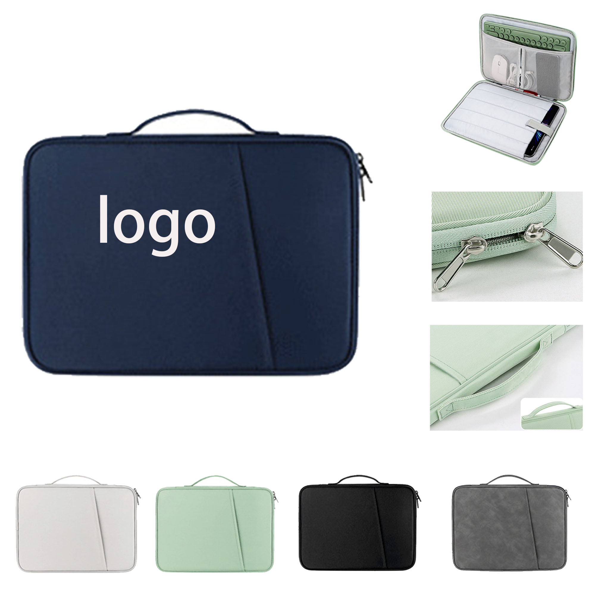 13.3" Briefcase Laptop Sleeve Case Computer Pad Tablet Bag 3