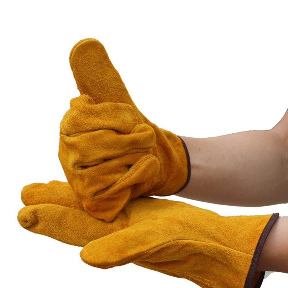 Cowhide Leather Gardening Gloves 2