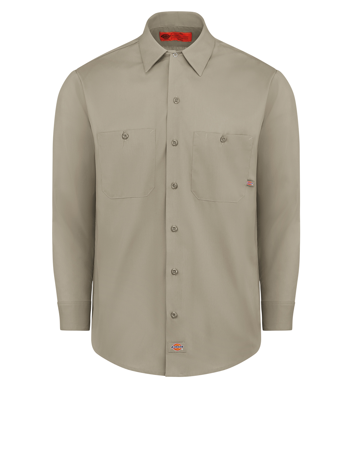 Dickies Shirts - Men's Industrial Long-Sleeve Work Shirt