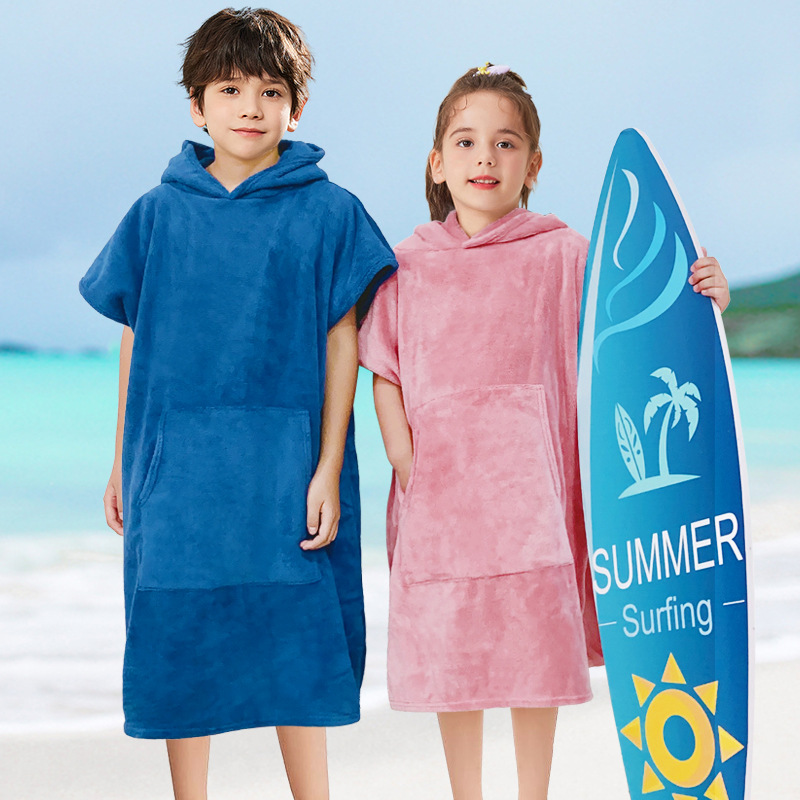 Kids Beach Towel Poncho 2