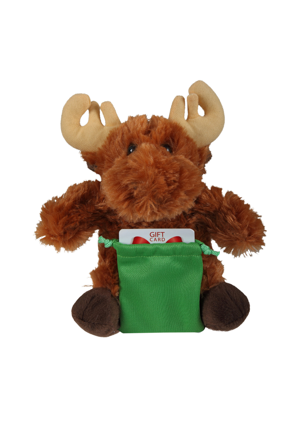 soft plush Moose with gift card sack 5