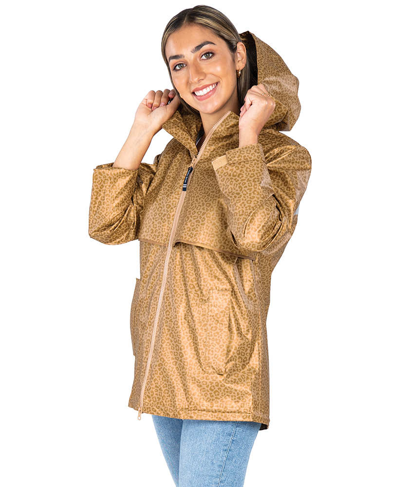 Women's Animal Print New Englander Rain Jacket