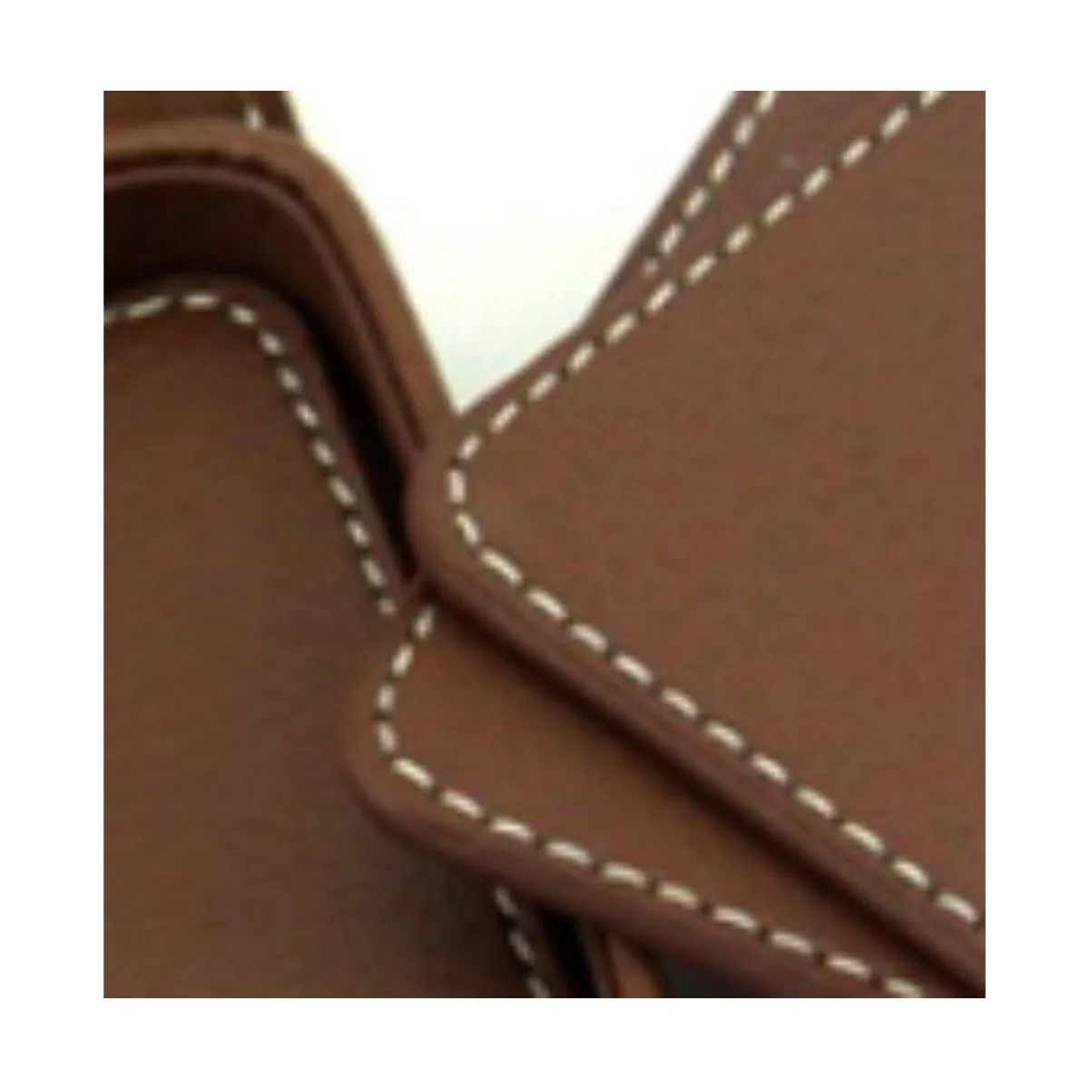 PU Leather Square Coaster Set With Holder 6