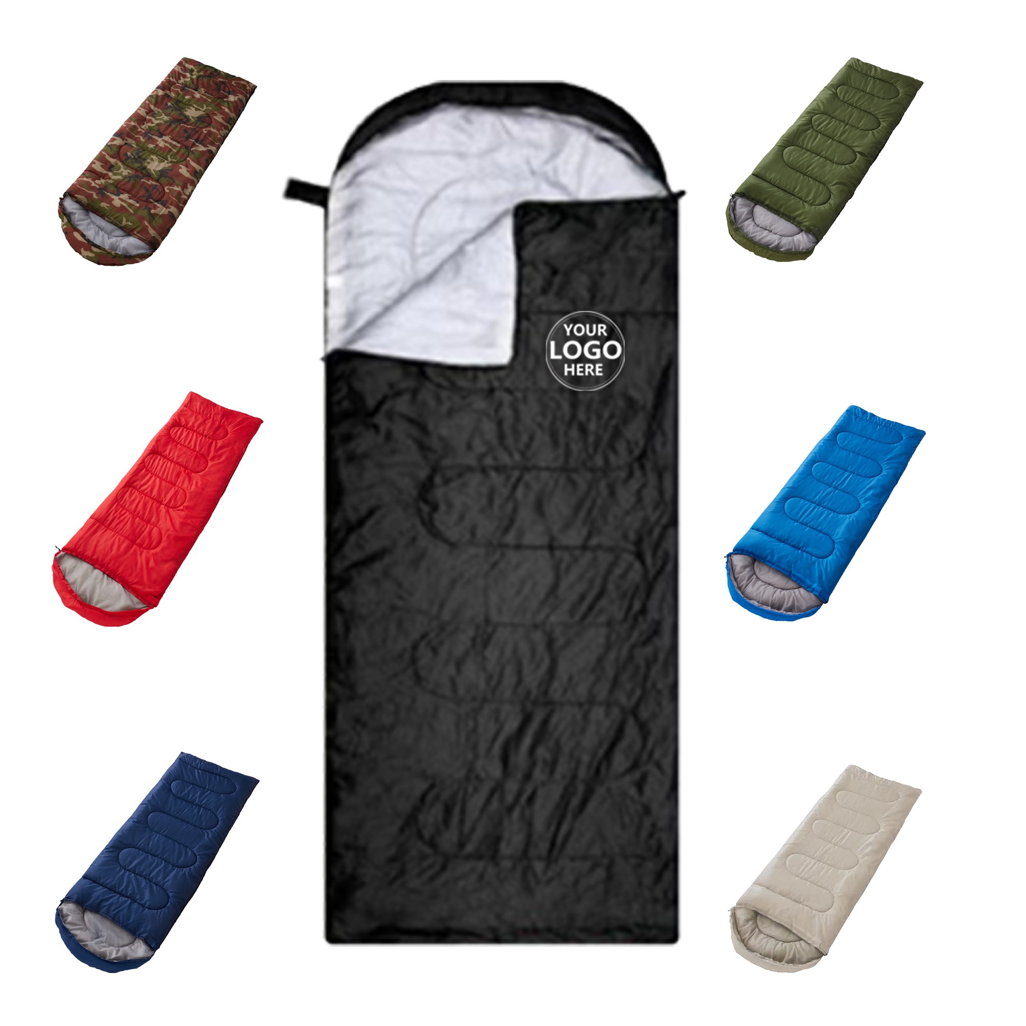 Polyester Warmth-Enhanced Portable Sleeping Bag 3