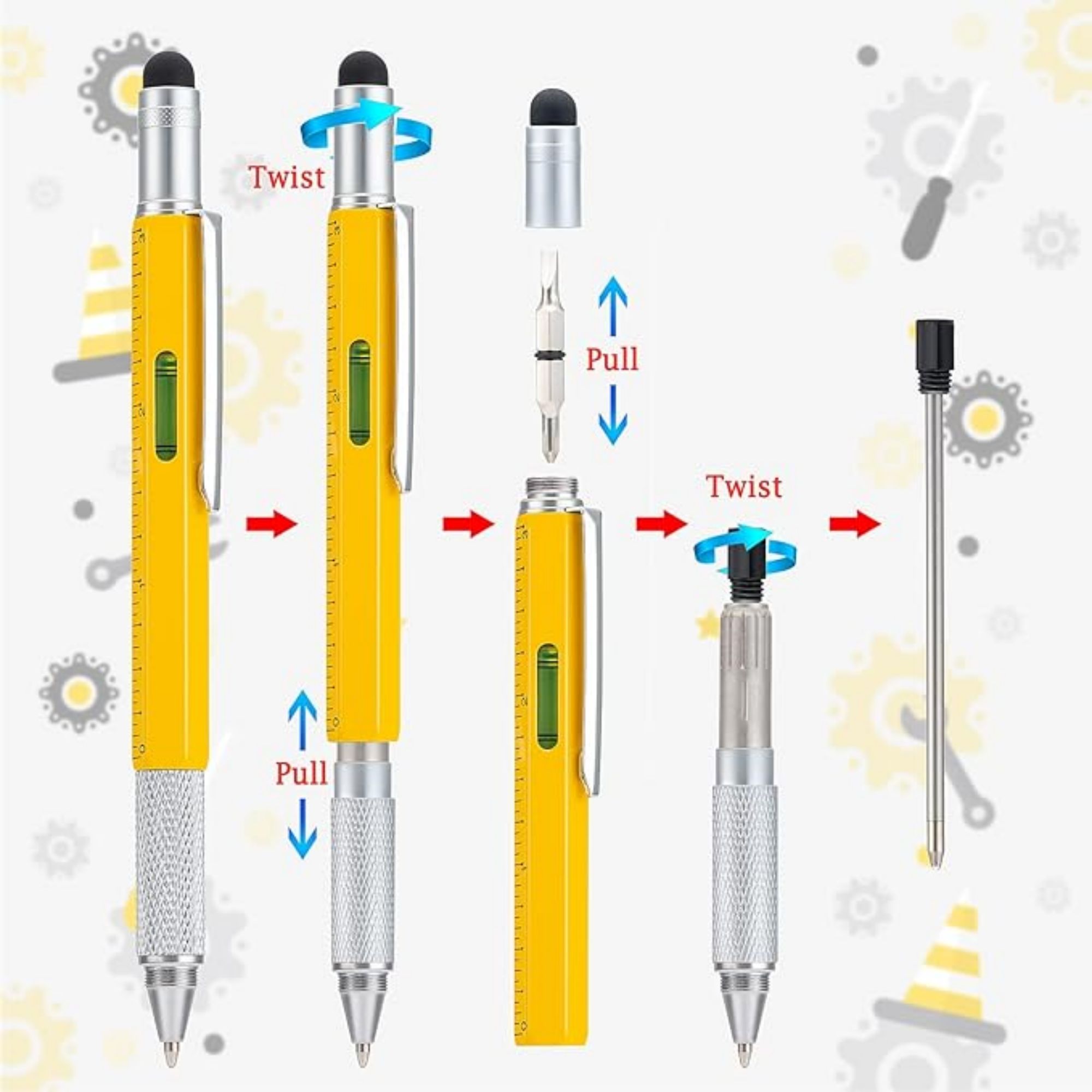 6-in-1 Multitool Pen 2