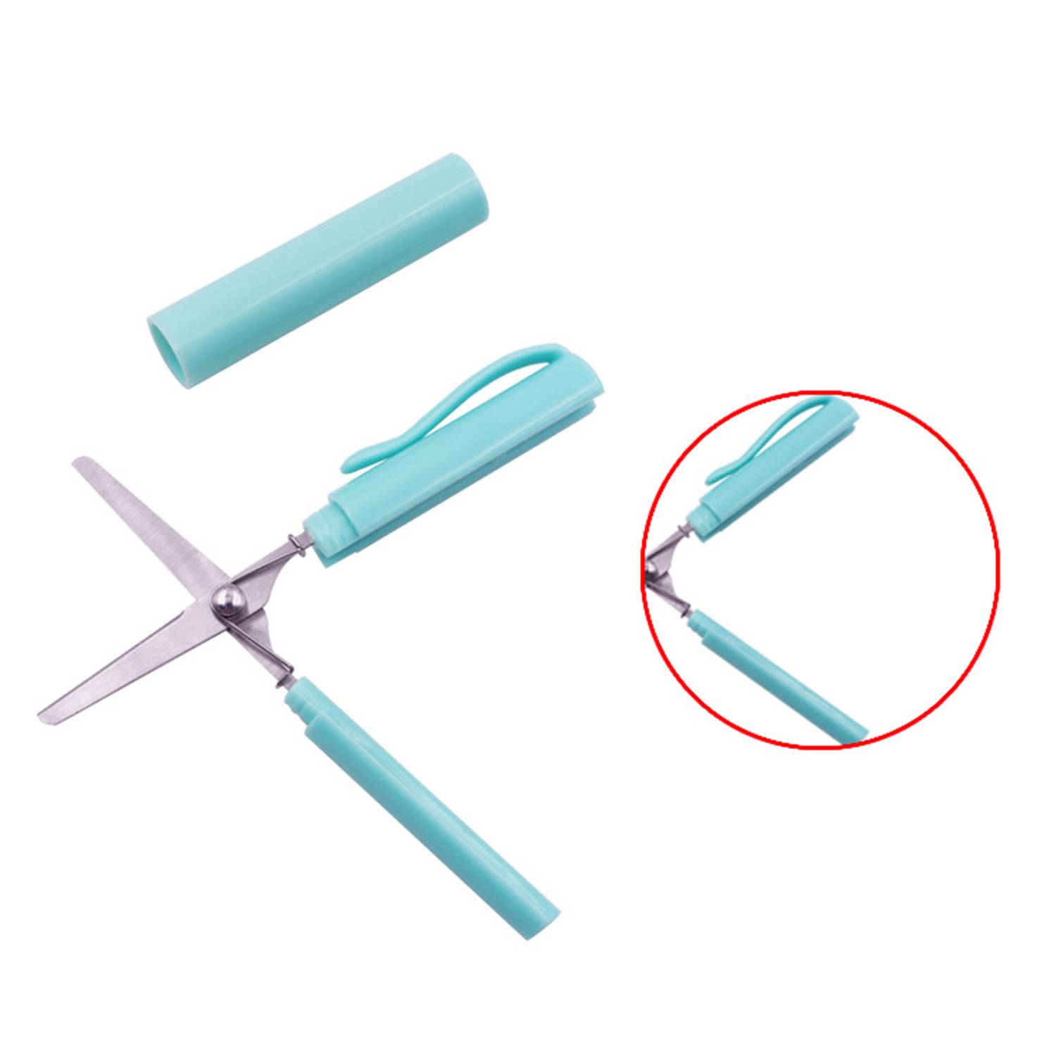 Creative Portable Pen Shape Scissors 2
