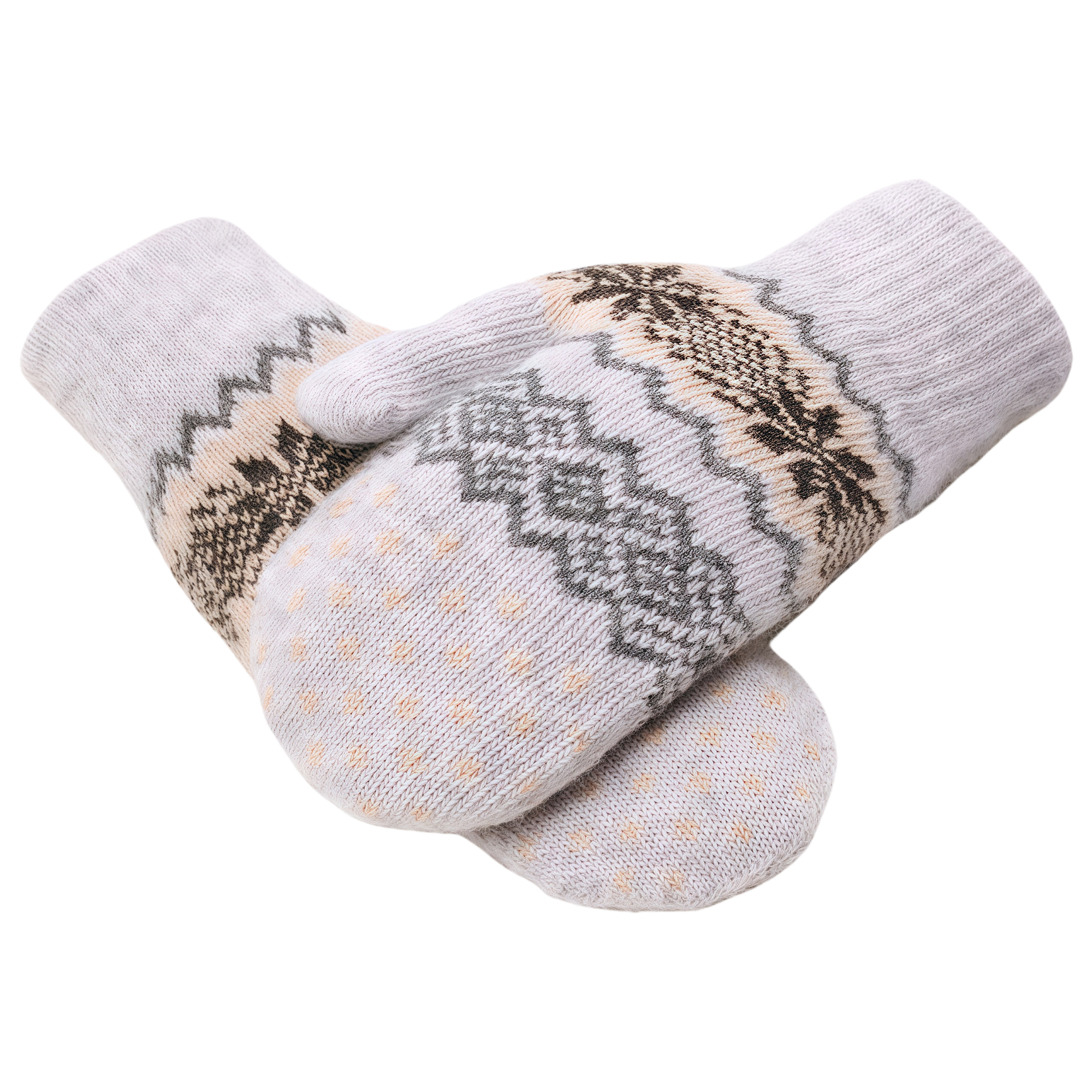 Thickened Wool Gloves with Fleece Lining 2