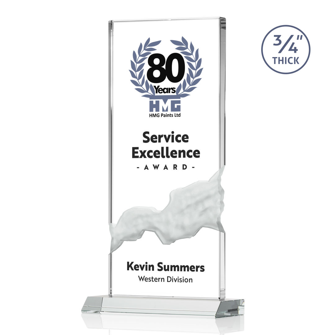 Poole VividPrint™ Award - Clear 8