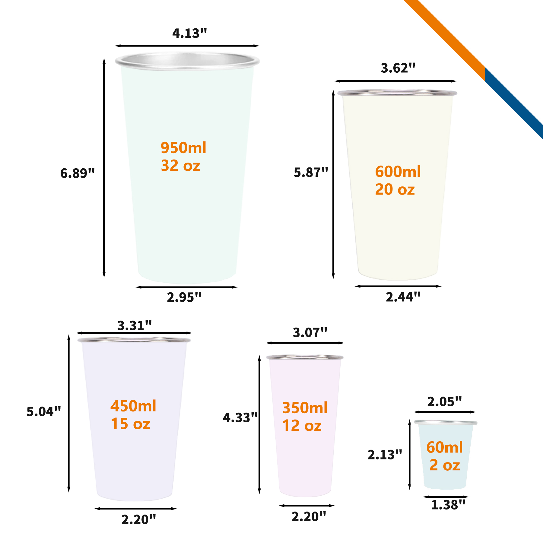 Plenta Cold Color Changing Cups 3