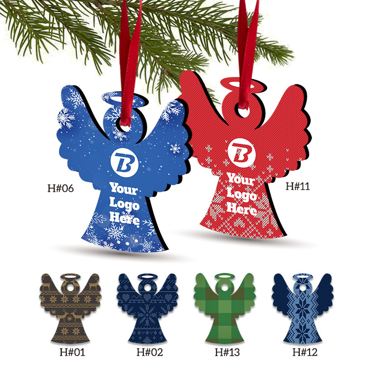 3" Full Color Christmas Ornament - Angel 2
