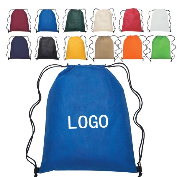 Non-Woven Drawstring Backpacks - 16.5 " x 13 " 9