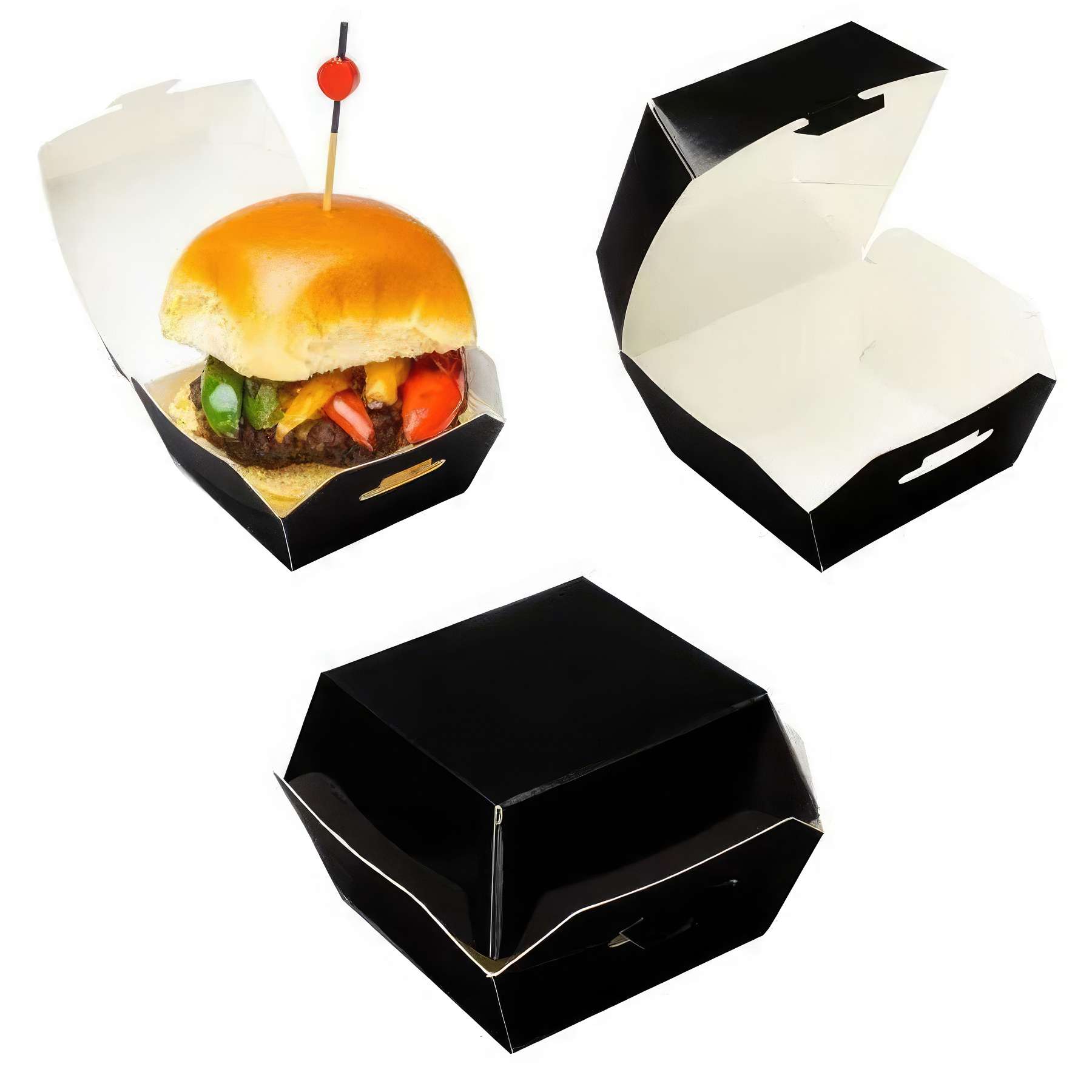 Disposable Burger Box Custom Printed 2