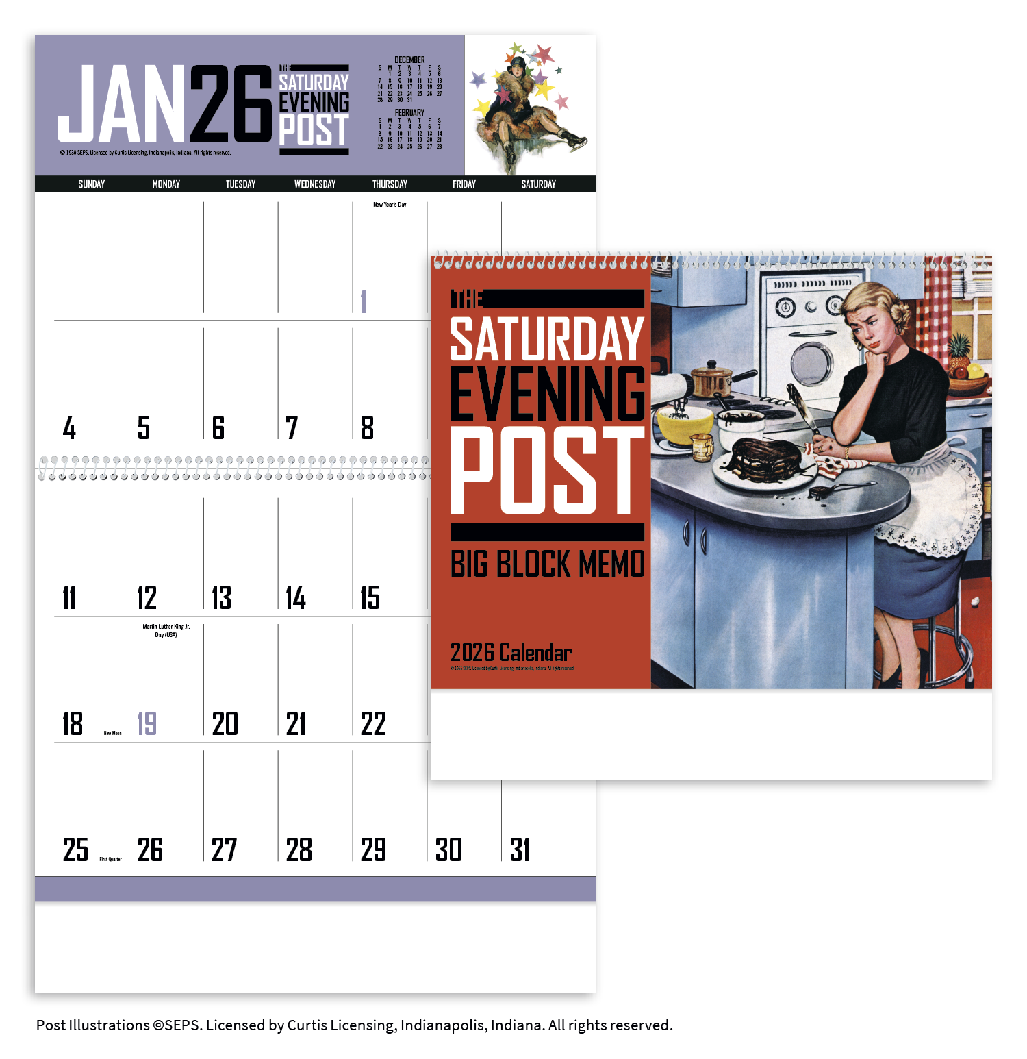 Triumph® Calendars Big Block Memo 34