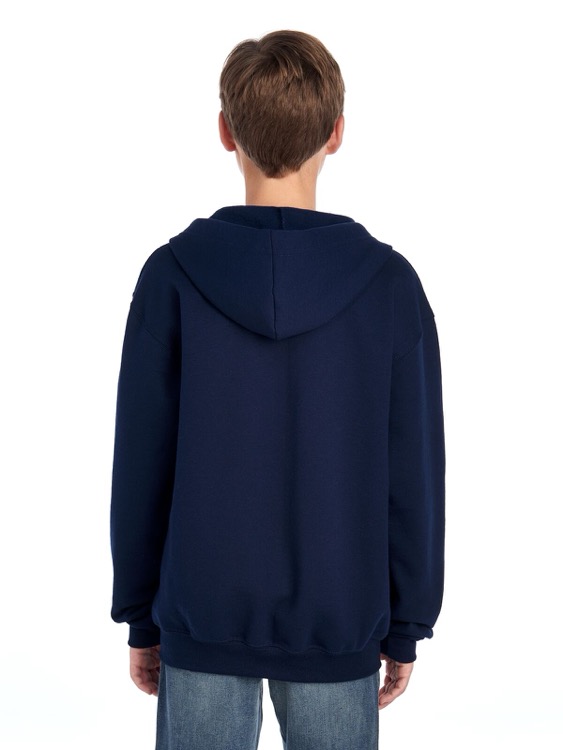 JERZEES NuBlend® Youth Full-Zip Hooded Sweatshirt 10