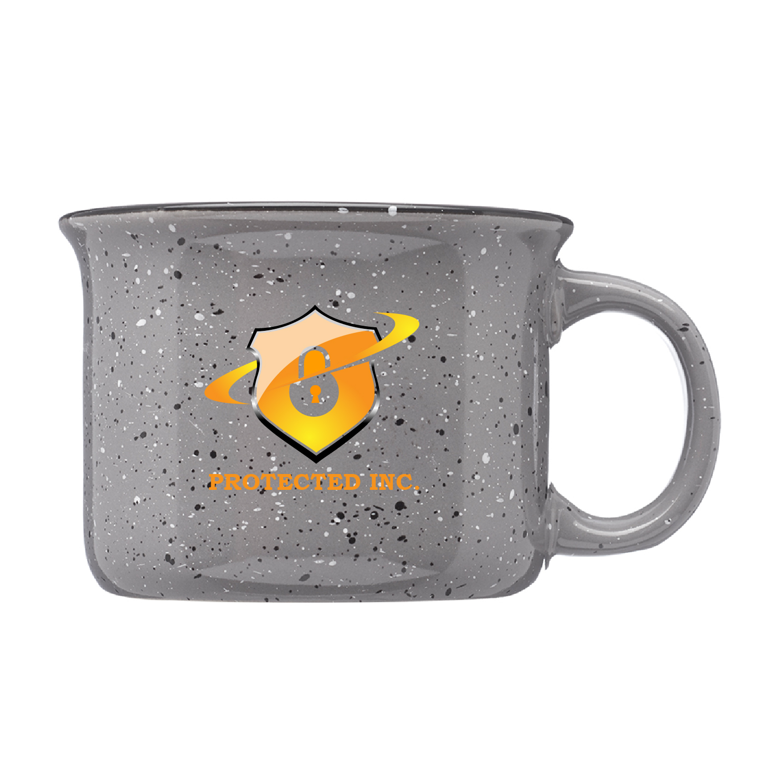 8 oz. Speckled Hearth Ceramic Mug (Full Color Imprint) 9