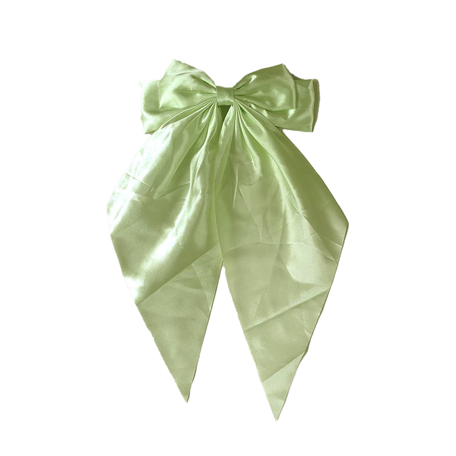 Women Long Bow Hair Clip 7