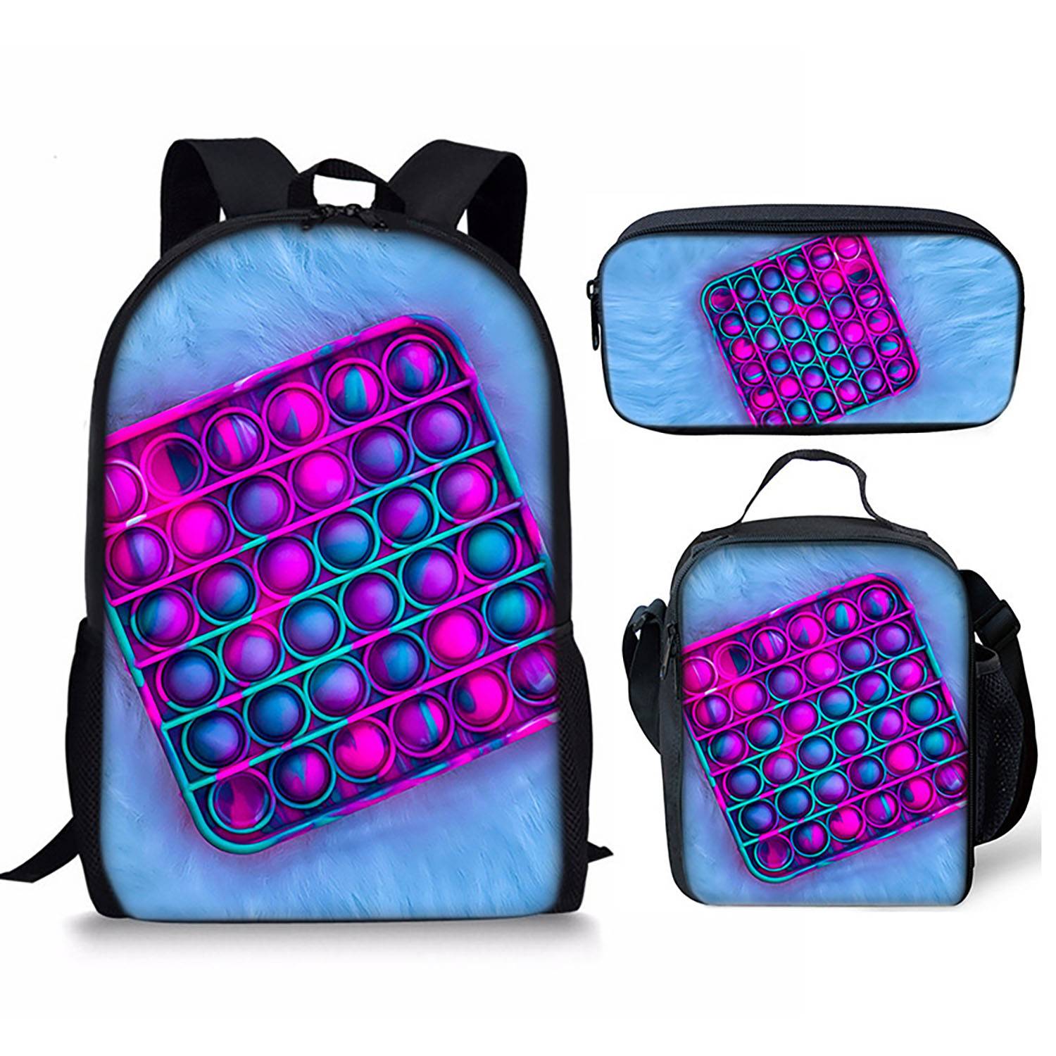 Kids Backpack Set w/ Lunch Bag&Pencil Case 2