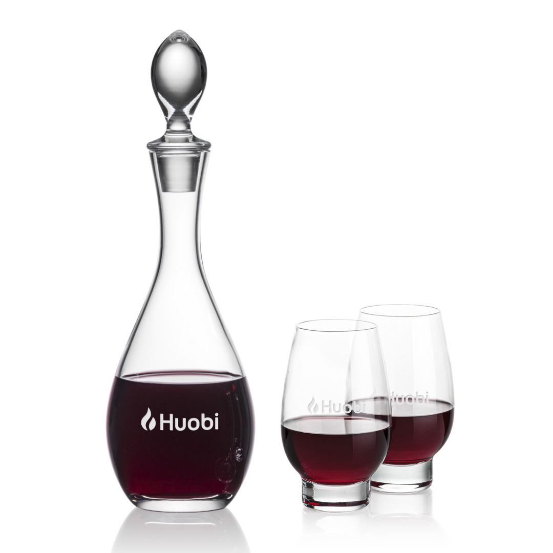 Malvern Decanter & Glenarden Stemless Wine