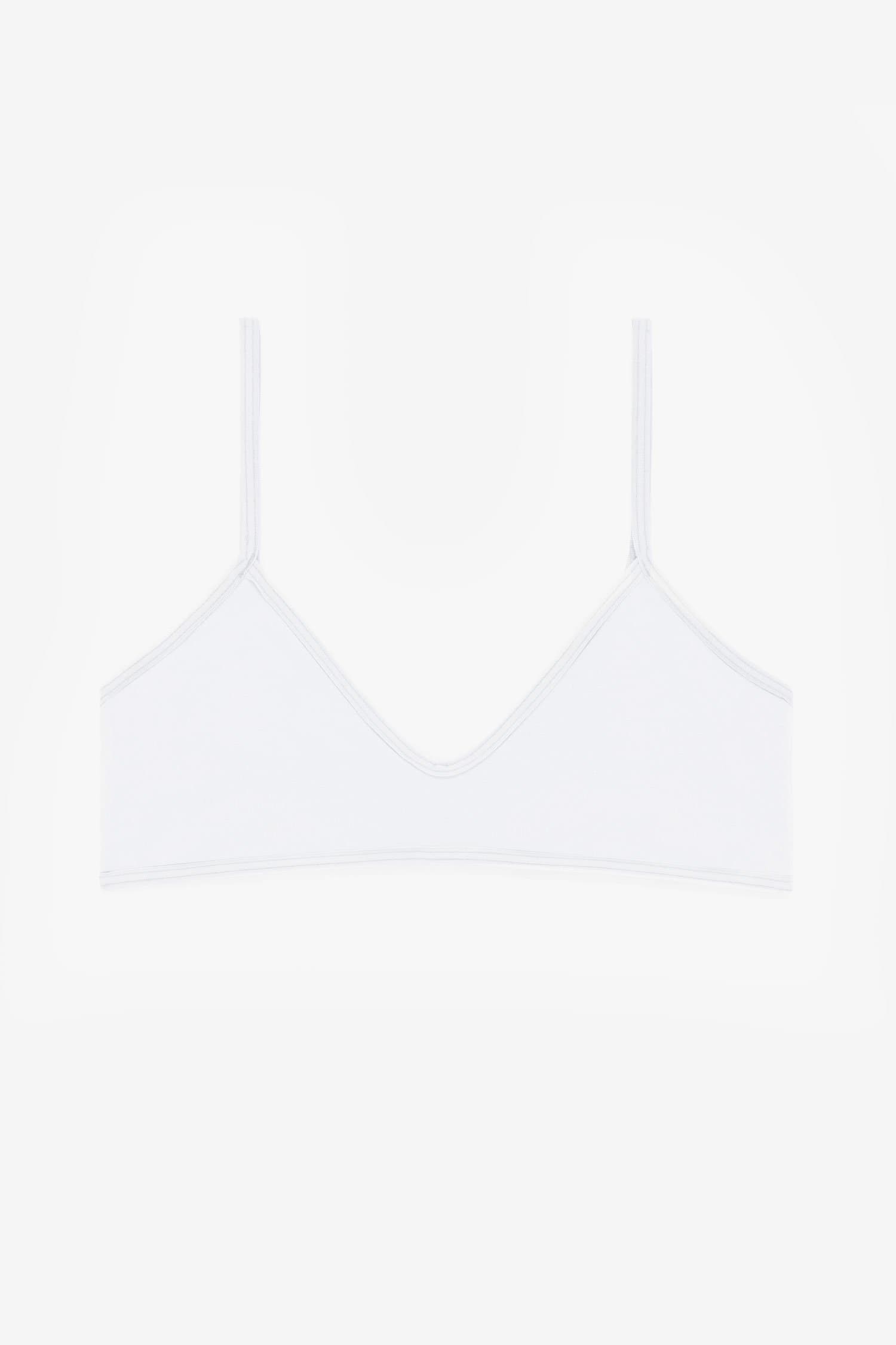 COTTON SPANDEX SPAGHETTI BRALETTE 5