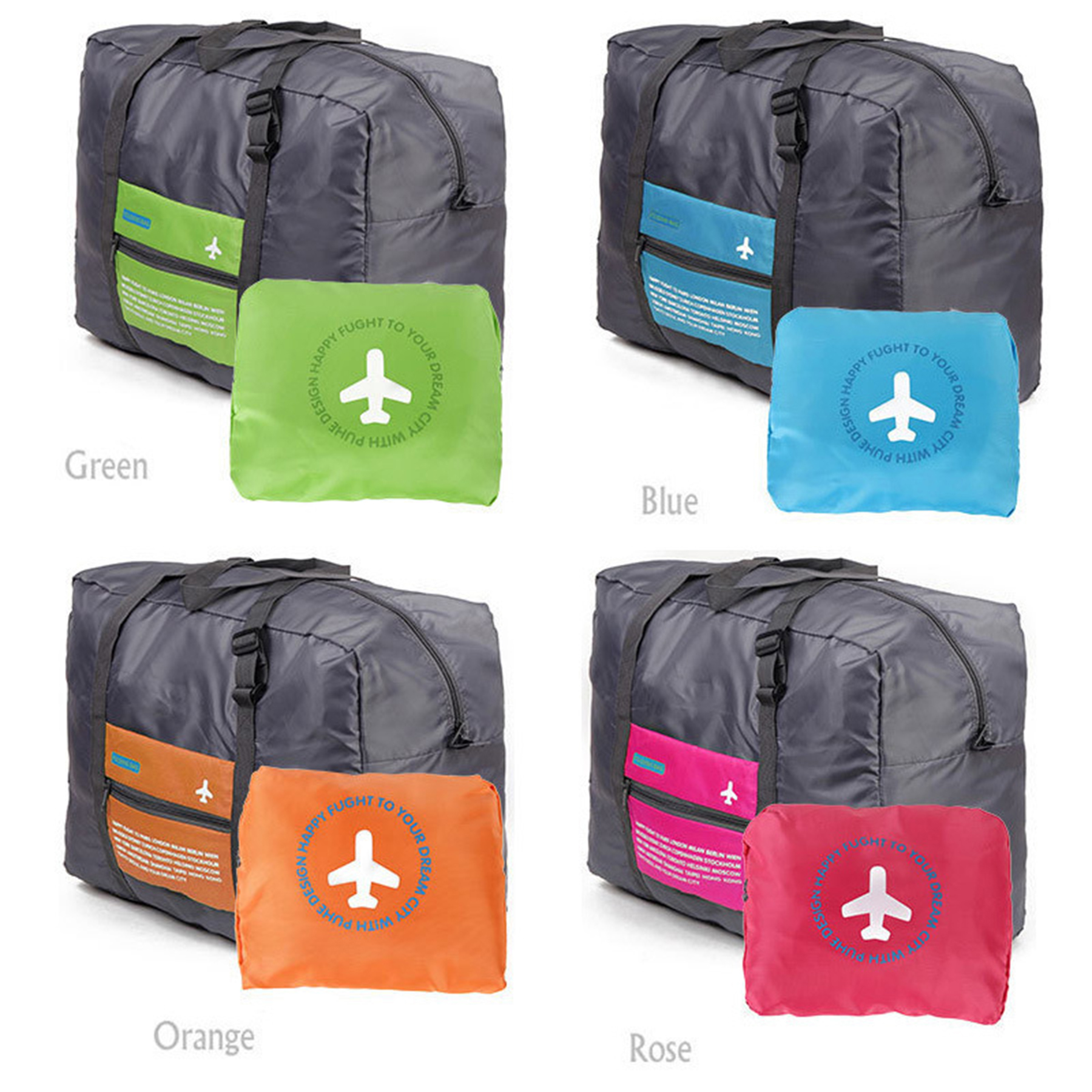 Super Lightweight And Foldable Airplane Travel Duffel Bag 3