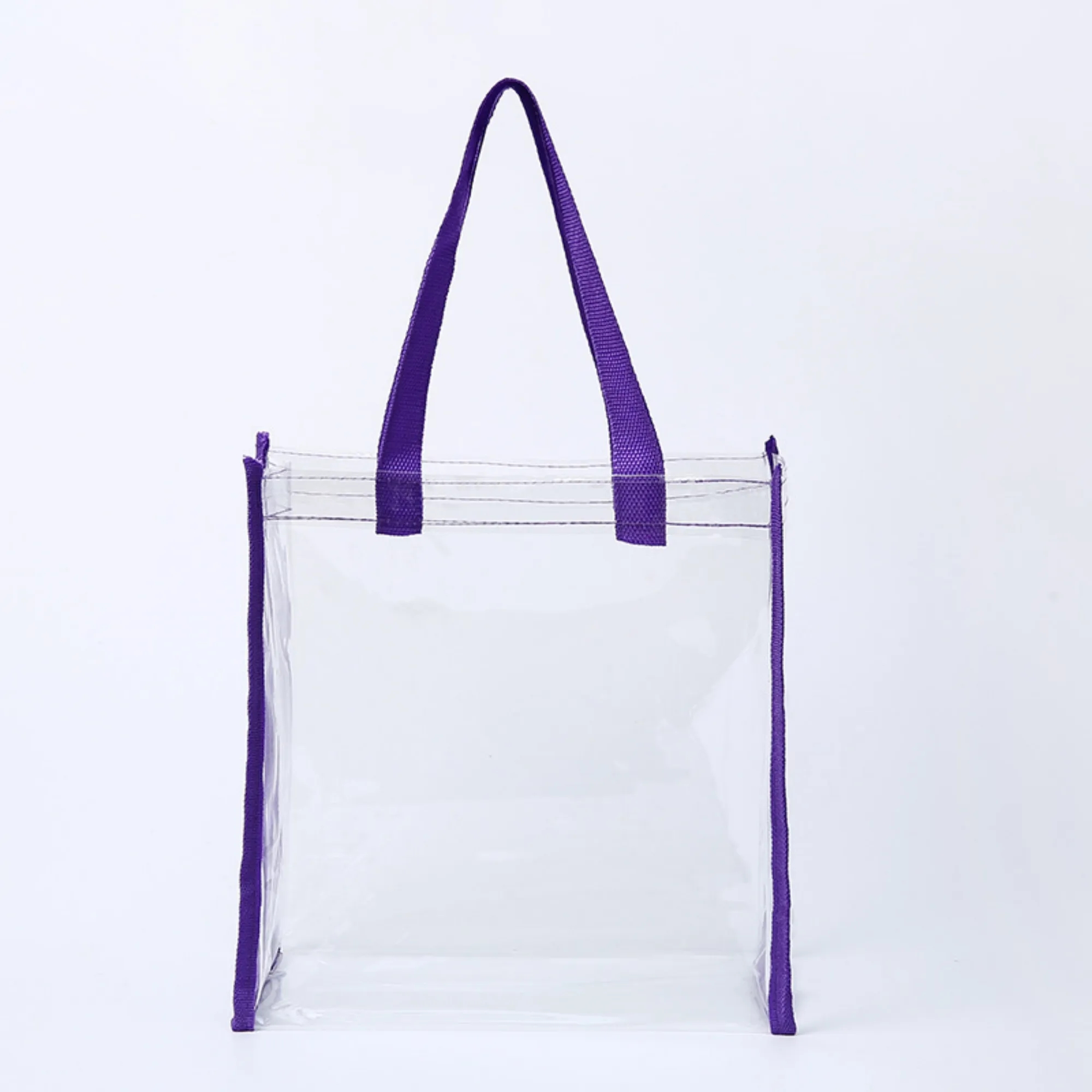 Clear PVC Tote Bag 12"x12"x6" 5