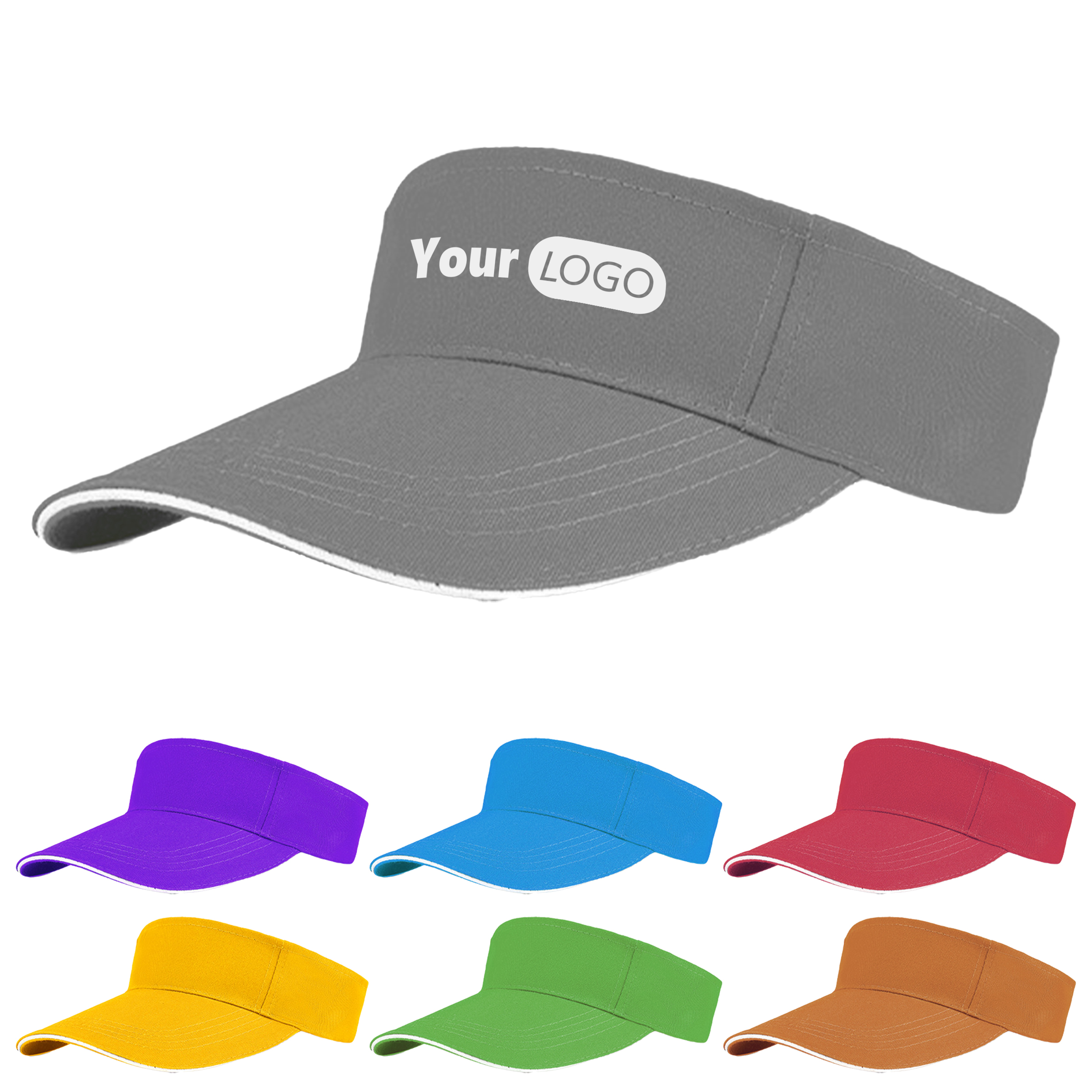 Cotton Tourism Volunteer Sun Hat with Logo 4