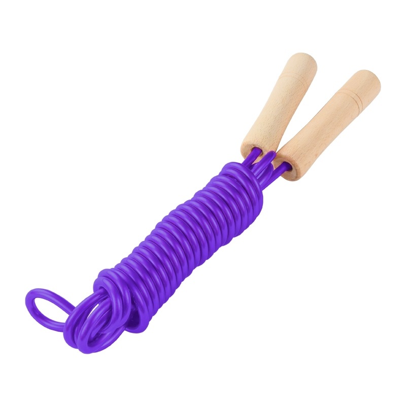 110" Wooden Handle Jump Rope 5