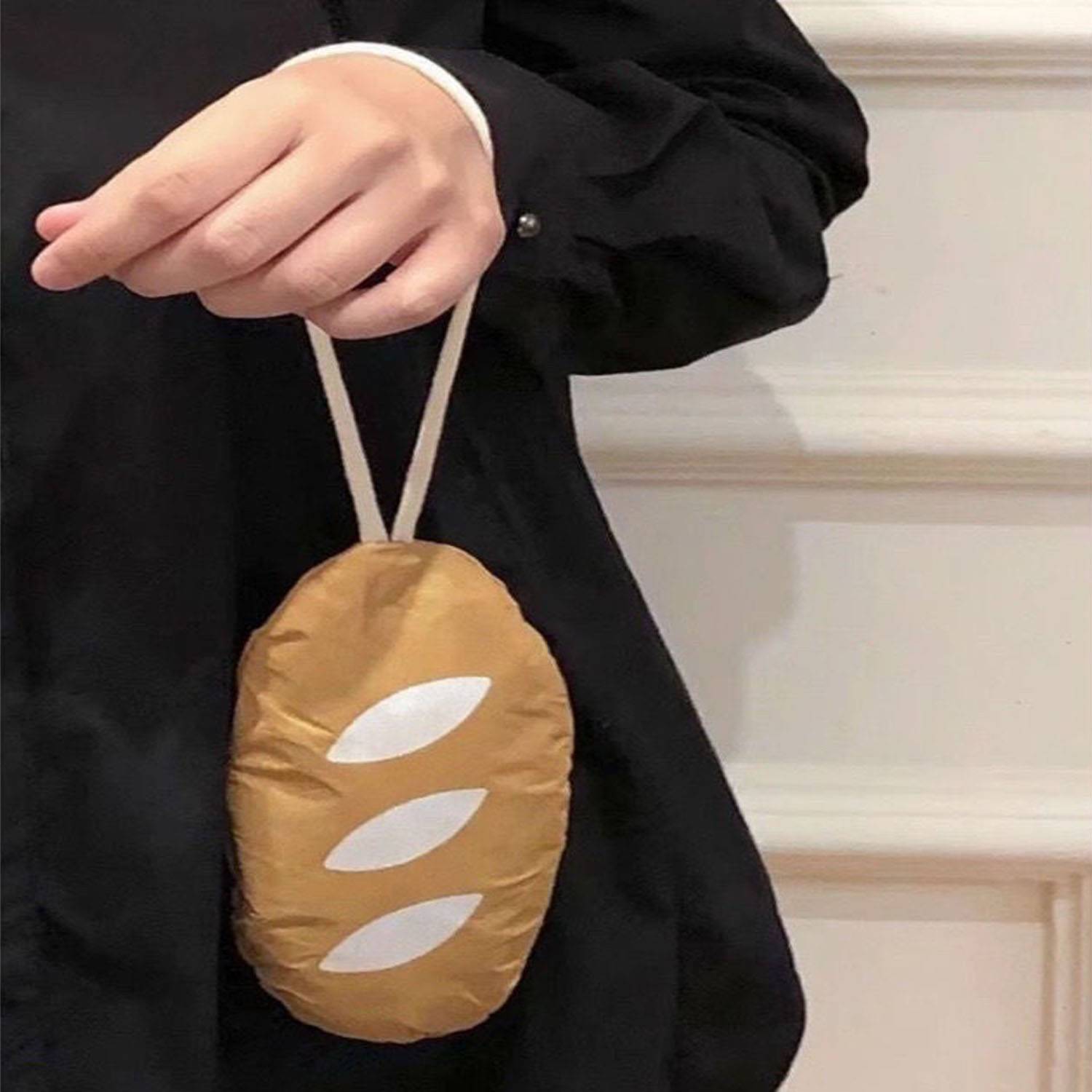 Eco Paper Foldable Bread Shaped Shopping Bag 4